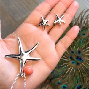 Starfish Necklace and earring set!